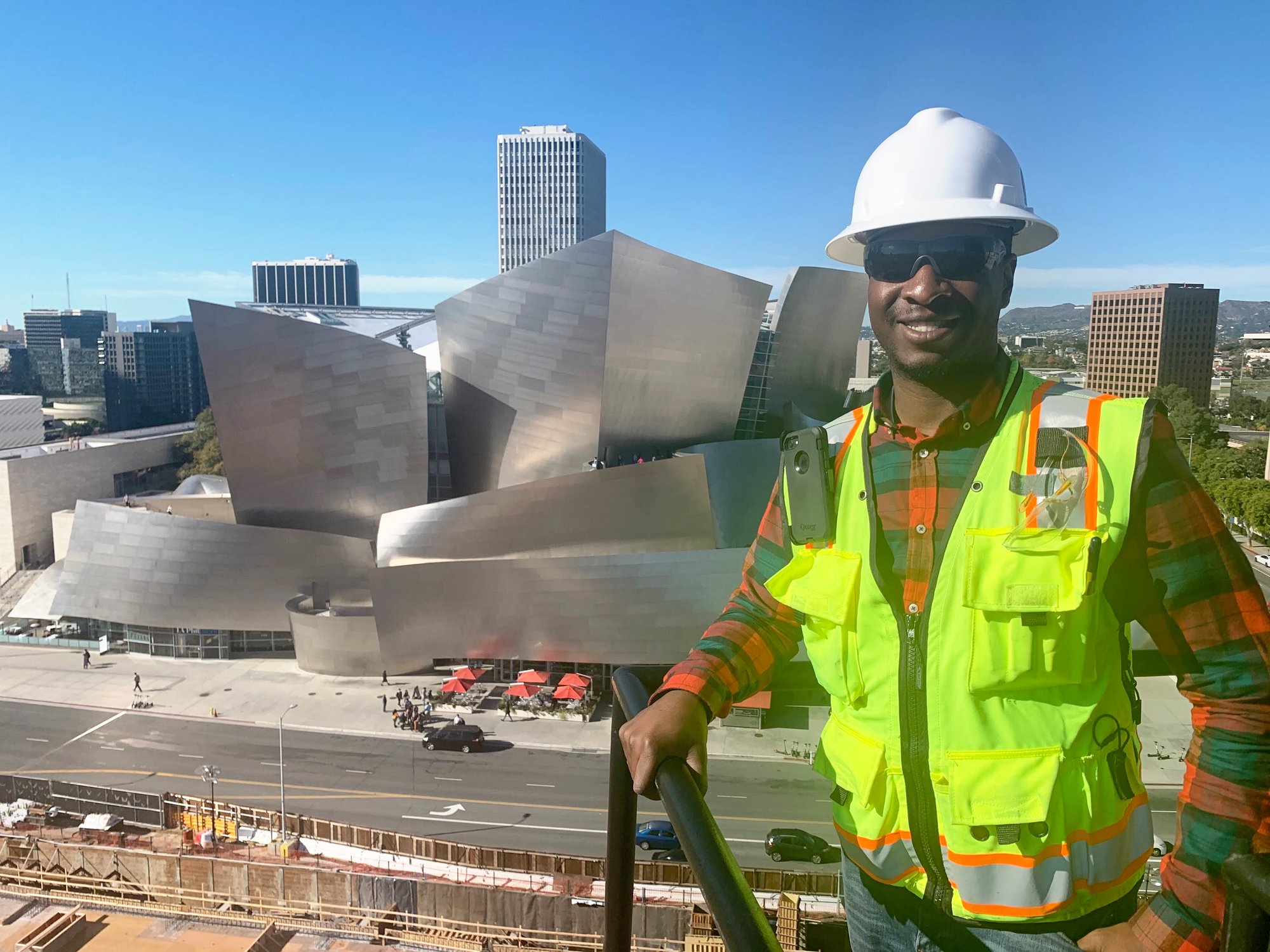 Founder on tower crane